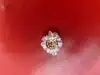Summer 2025 new triangular glass ear needle accessories, creative jewelry accessories, fashionable and versatile, other jewelry accessories, personalized and trendy decoration and matching preferred details Picture